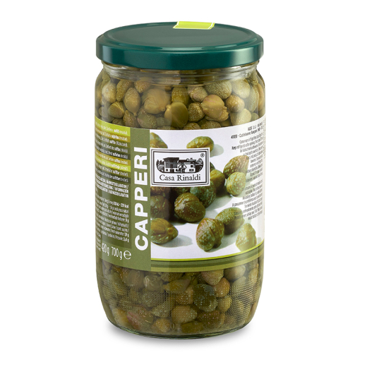 Capere în oțet de vin 700g