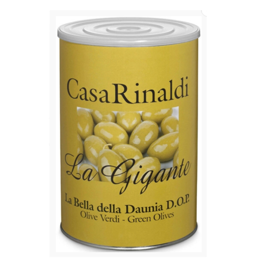 Masline verzi gigantice DOP 4.250kg (netă 2.500kg)