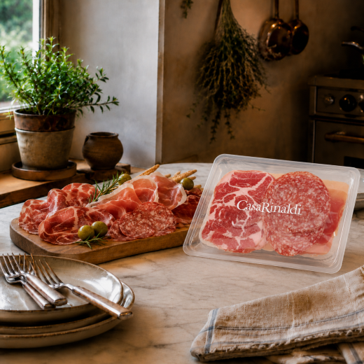 Caserolă Mix din mezeluri felii (Prosciutto crudo, Coppa, Milano) 90g