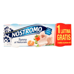Тунец Nostromo в собственном соку (70 г x 3)
