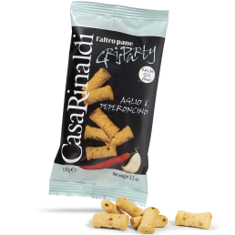 Мини Grissini с чесноком и острым перцем (100г)