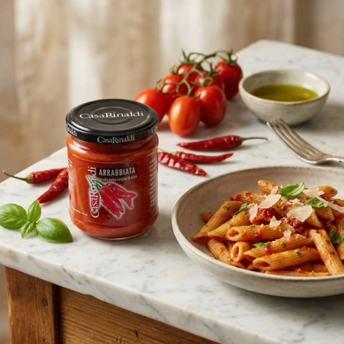 Sos de roșii cu ardei iute Arrabbiata 350g