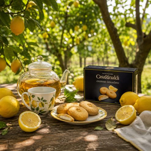 Печенье лимон-молоко Cremoso Limonlatte (140 г)