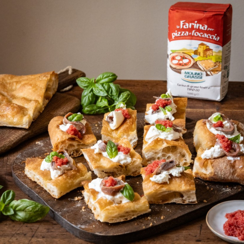 Мука Pizza + Focaccia Midi GRASSI (1 кг)
