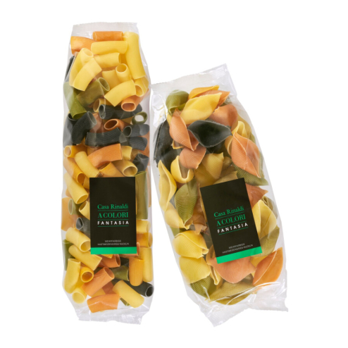 Paste Rigatoni Fantezie Le 5 Colori 500g