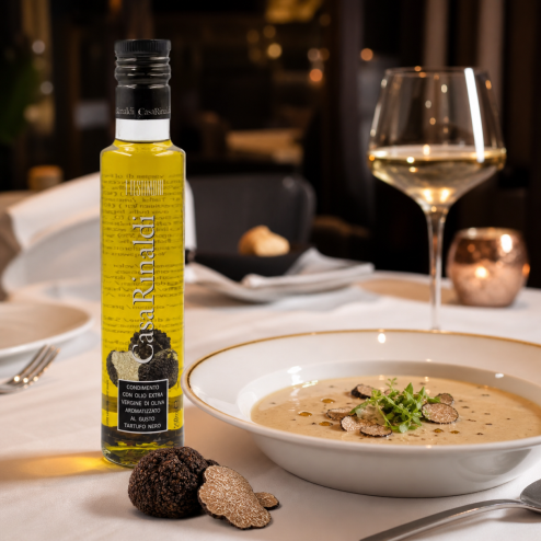 Ulei de măsline extra virgin aromatizat cu trufe negre 250ml