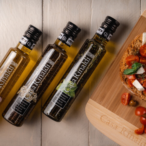 Ulei de măsline extra virgin aromatizat cu busuioc 250ml