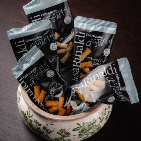 Mini Grissini Gris Party cu roșii și oregano 100g