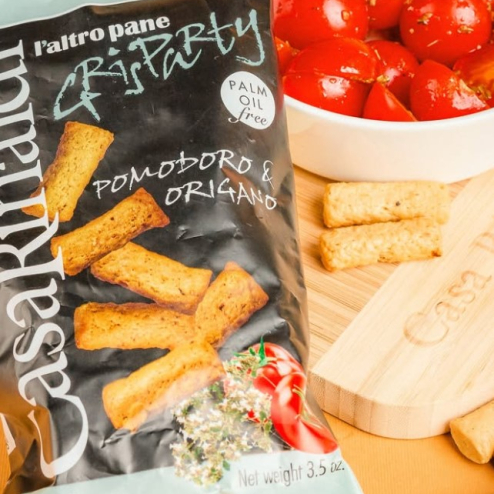 Mini Grissini Gris Party cu roșii și oregano 100g